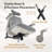 Strato Ergonomic High Back Office Chair, Breathable Mesh Desk Chair with Adjustable Back Height and 3D Armrests, Gray Executive Task Chair for Home Office-1118810390