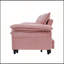 Canapé-lit convertible en velours de 73 pouces avec canapé-lit et matelas escamotable-1214033648