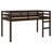 Sturdy Wooden Loft Bed with Ladder & Strong Slat Support-1663515497