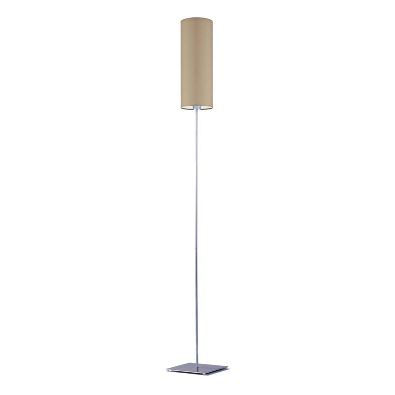 Florencja 165cm Traditional Floor Lamp, Beige, Silver