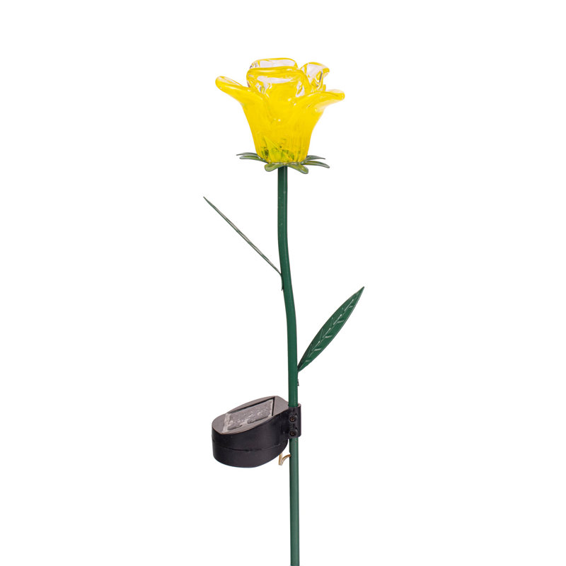 Piquet de jardin Lunalite Rose, Jaune