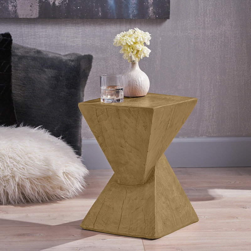Table d'appoint géométrique MGO, Naturel