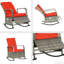 Fauteuil inclinable et berçant en rotin d'extérieur-1202477587