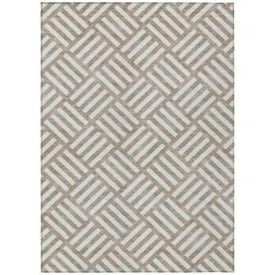 Tapis intérieur / extérieur ivoire lavable 3 pi x 5 pi