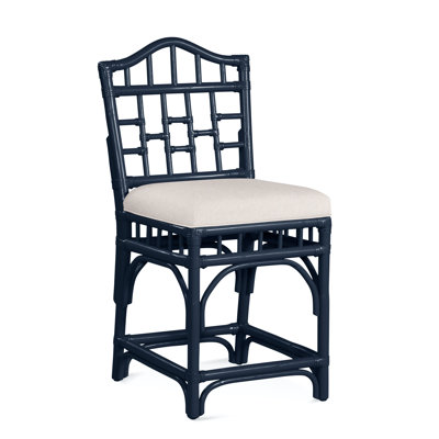 Chippendale Upholstered Counter Stool