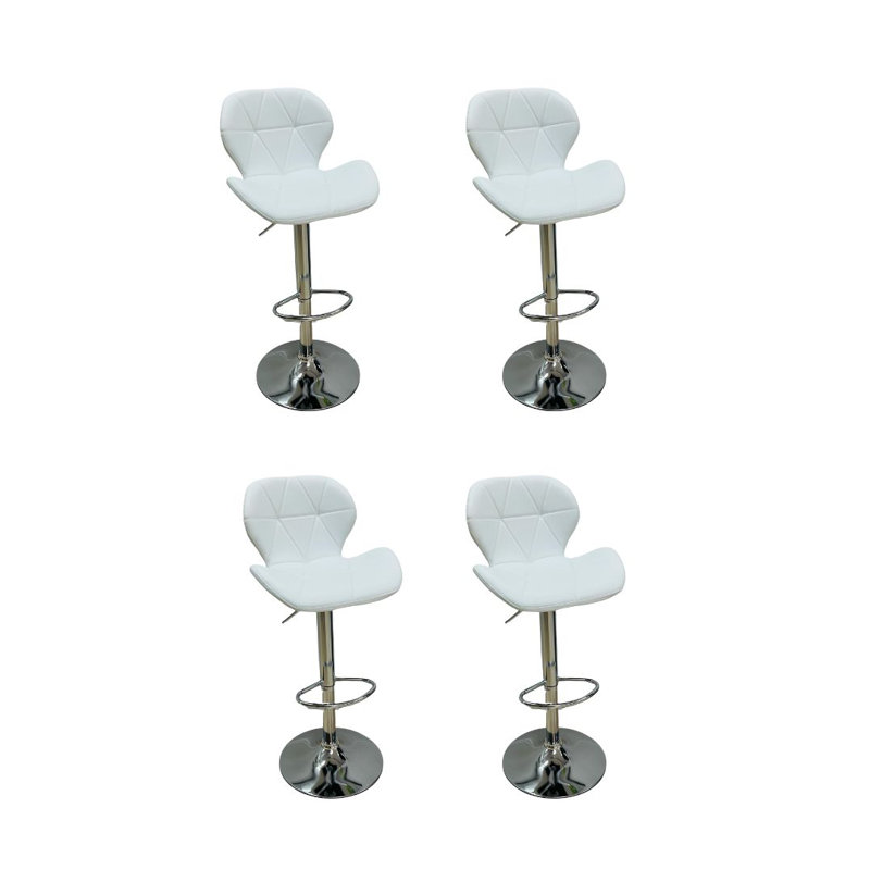 Haslett Adjustable Height Bar Stool, Gray, 2