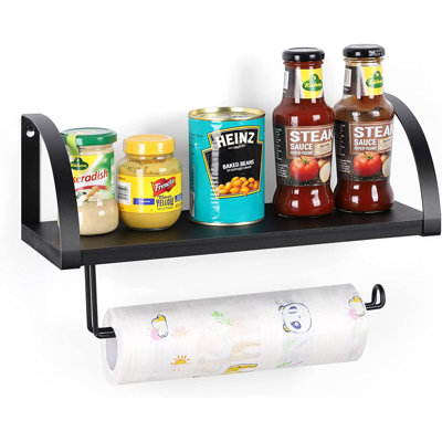 Bamboo Paper Towel Holder
