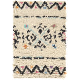Riad Hand-Knotted Neutral/Black Area Rug