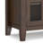 Artisan 54"W Solid Wood Sideboard Buffet with Tempered Glass Doors and 6 Drawers-810817941