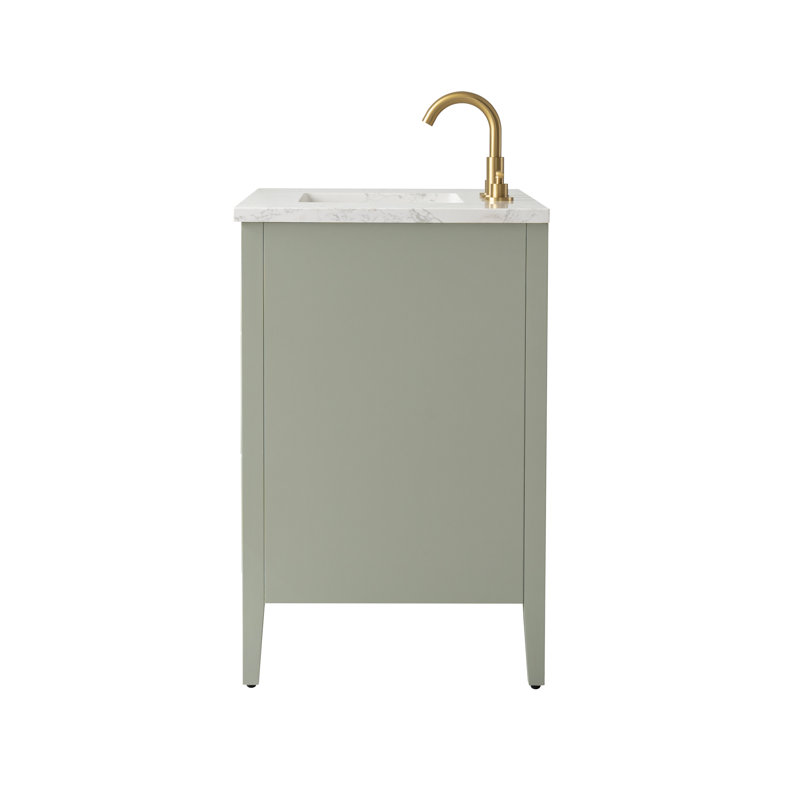 Emma 36" W Single Vanity, Light Sage