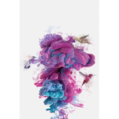Colibris ink, impression sur toile tendue