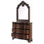 Miroir de style traditionnel avec cadre en bois