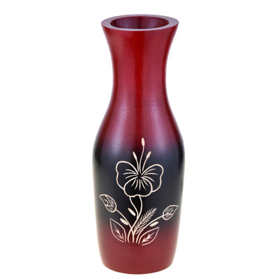 Handmade Wood Table Vase