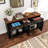 63" Fluted Storage Sideboard Buffet Cabinet With Shelf And 3 Drawers-64201848