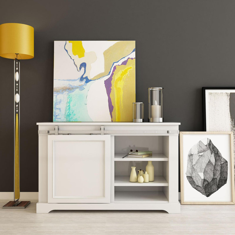 Ensemble de quincaillerie standard pour porte de grange à rail unique, 72", Acier inoxydable