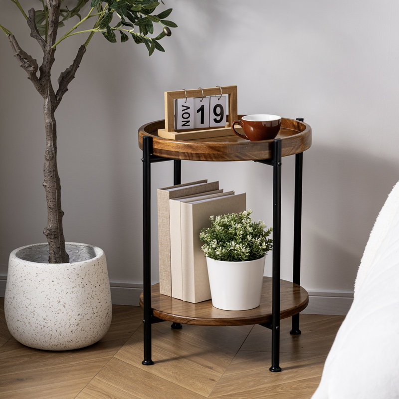 Table de bout en acacia Living Room