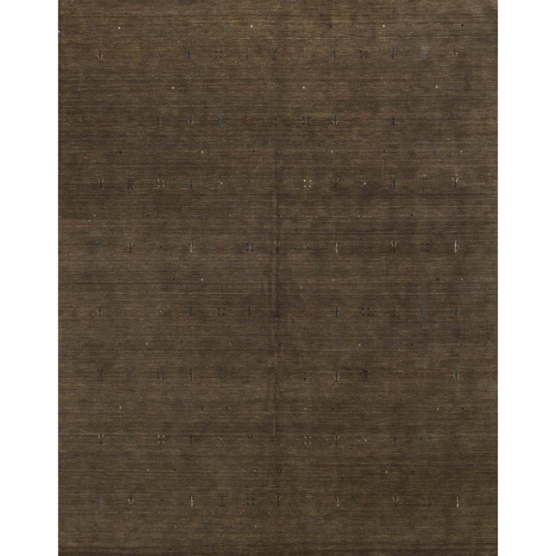Gabbeh Wool Area Rug in Brown