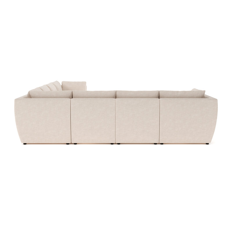 Halson 7-PC Modular Upholstered Sectional, Lena Sand