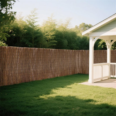 Natural Willow Fence Roll