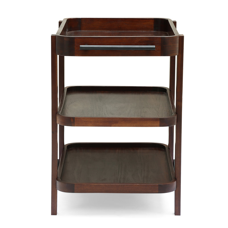 Aaliayah Wood Bar Cart