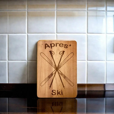 Planche de bois Apres Ski - 10 po x 15 po