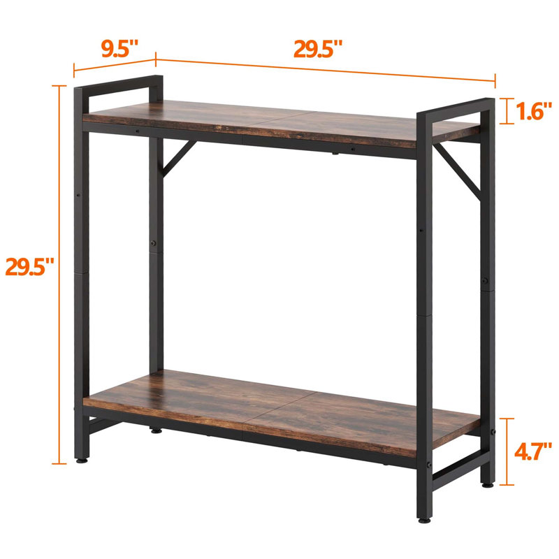 Annam 75cm Console Table, Brown