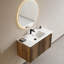 Meuble-lavabo autoportant traditionnel Halston 36 po en bois d'ingénierie avec lavabo intégré et rangements intégrés-135784670-135784672