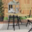Round Metal Outdoor Side Table , 50cm cm W 50cm cm D-95982044