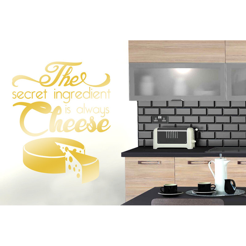 Wall Decal, Shiny Gold, Large