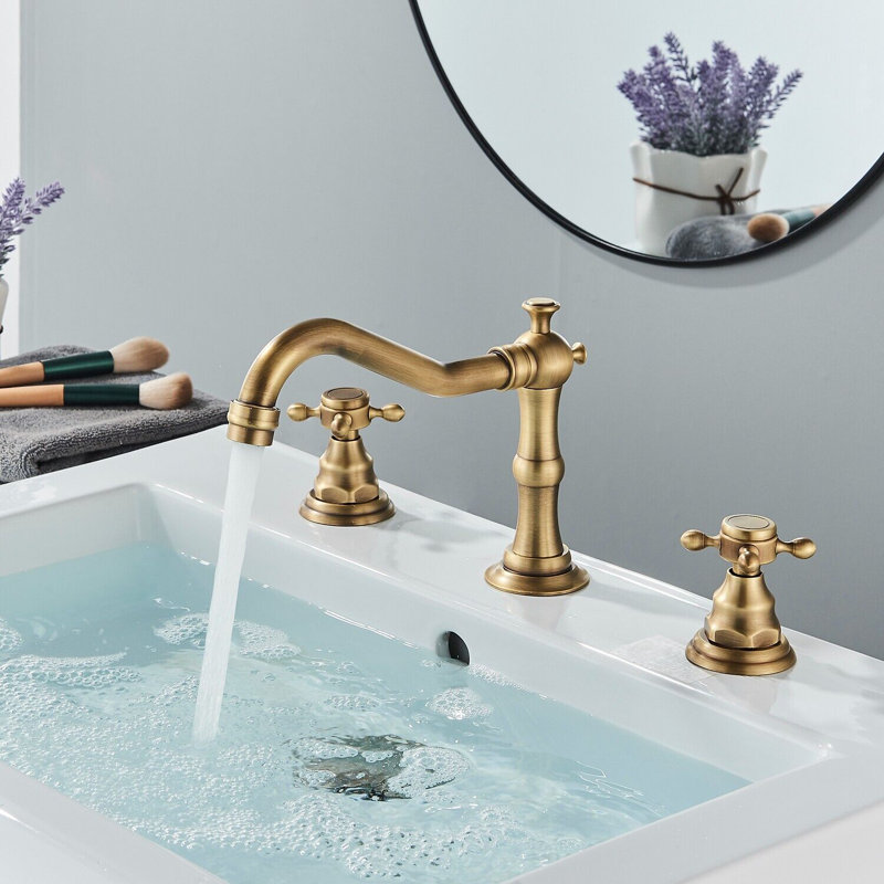 Robinet pour salle de bain à poignée large 2 poignées