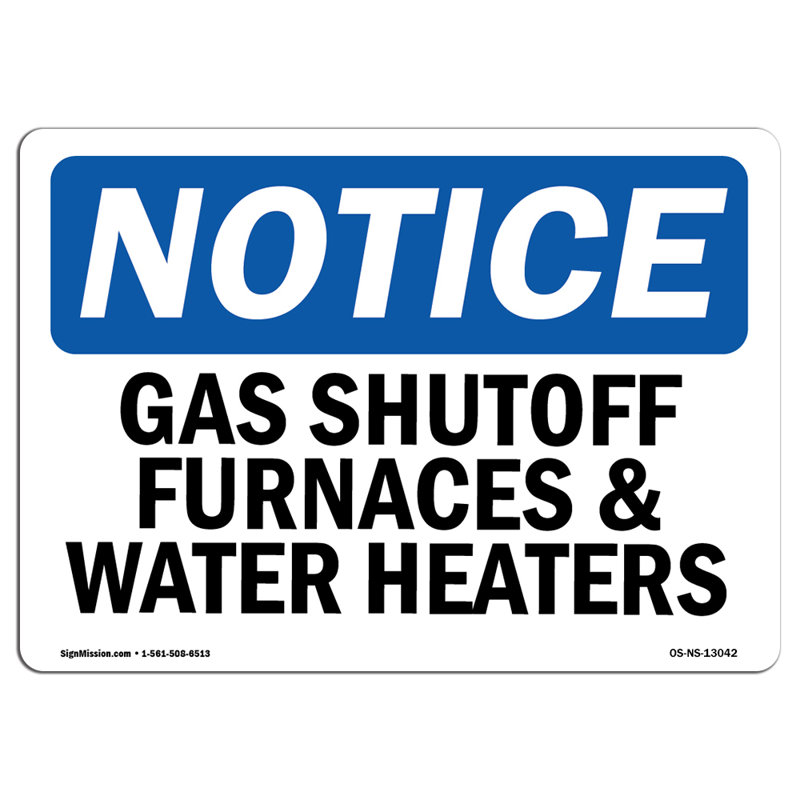Adhésif décoratif pour fournaise et chauffe-eau au gaz 5 po x 3,5 po, H 3,5 po x l 5 po x P 0,1 po