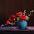 Jade Orchid Ornament Ceramic Floral Art Fake Flower Set Decoration