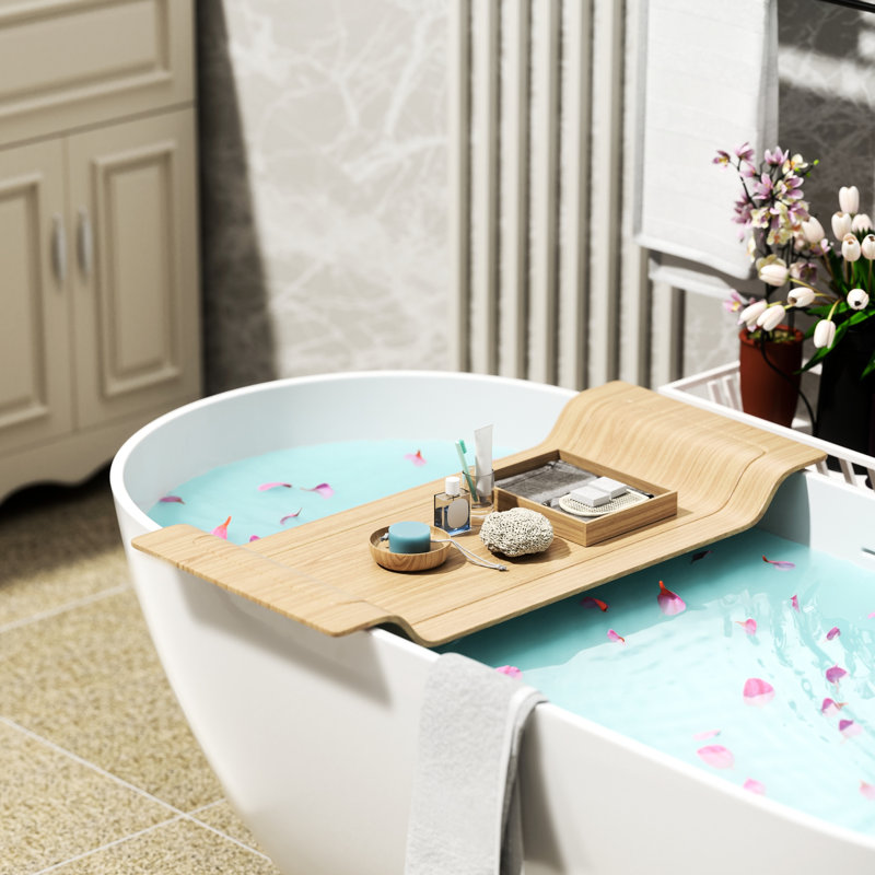 Luxury 63" Freestanding Soaking Bathtub, Matte White, Solid Surface, Engineered Stone, Overflow And Pop-Up Drain, Non - Yellowing Bathtub In Surface Stone Resin, With Warm Thermal Conductivity,