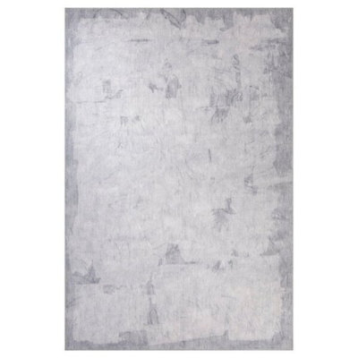 Premium Machine Washable Carpet, 4.6 x 6.2 Feet, 100% Polyester, 1850 g/m² | Pile Height: 0.2 Inches | Eco-Friendly Recycled Poly Cotton Underside | Perfect for Living Room, Bedroom, and High-Traffic Areas