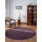 Hand Knotted Loom Wool Eco-Friendly Area Rugs – 10'x10', Round | Purple | Contemporary, High Pile Thick Handmade Anti-Skid Area Rugs for Living Room, Bedroom-254706461-261927134
