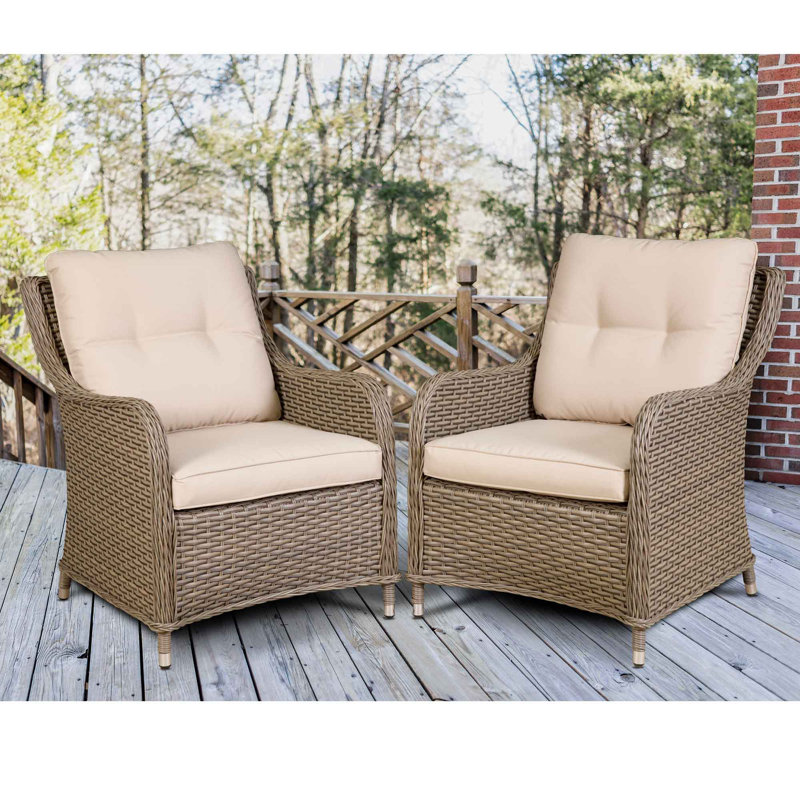 Conola Wicker Outdoor Lounge Chair