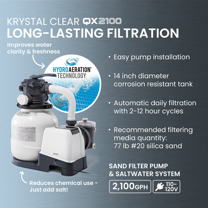 Intex XTR 24' x 12' x 52" Above Ground Pool and Optiflow 2 Pack Filter Sand
