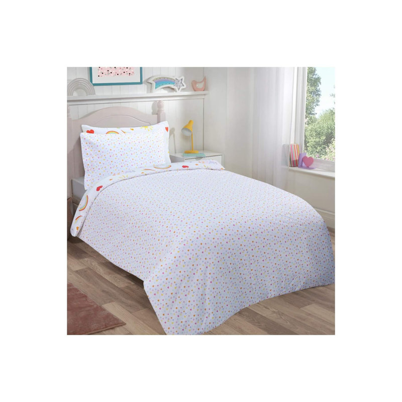 Averi Polyester No Pattern Duvet Cover Set with Pillowcases