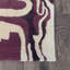 Tapis mauve touffeté à la main Ailey-1855112388