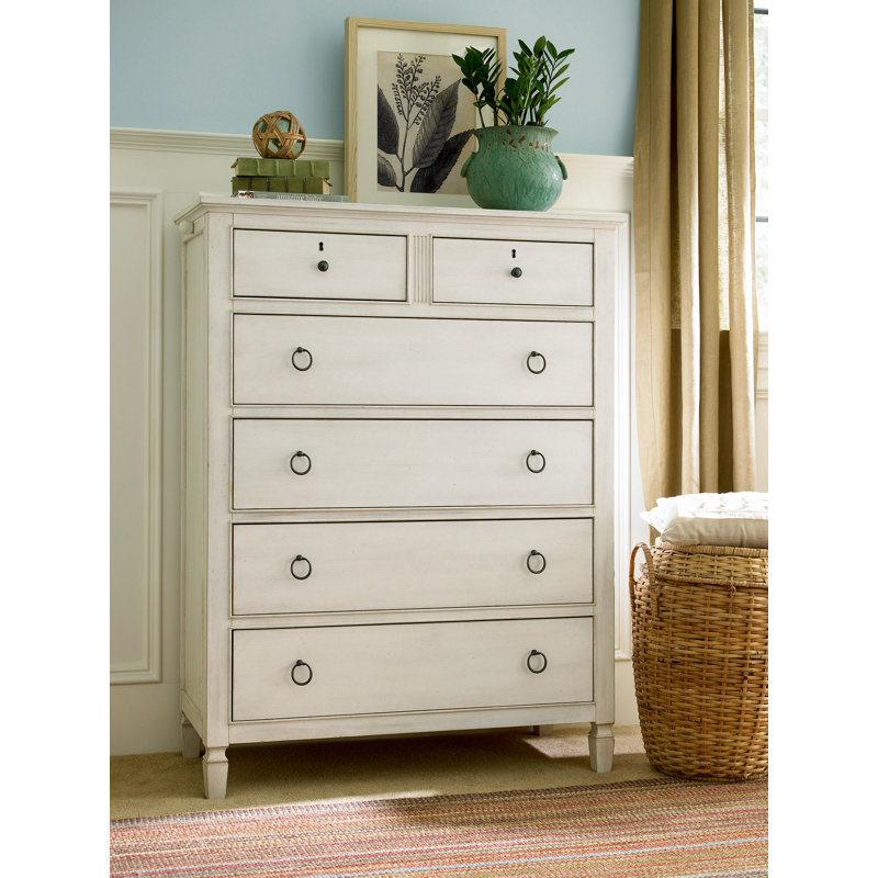 Summer Hill 6 - Drawer Dresser, White