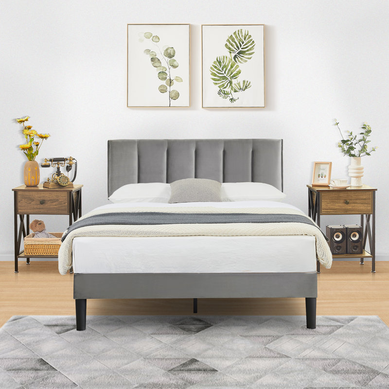 Delaportilla Steel Piece Bedroom Set, Full, Brown