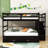 Jarrian Kids Full Over Full Bunk Bed with Trundle with Drawers-964086515