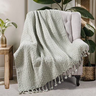 Knitted Throw Blanket