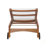 Outdoor Chaise Lounge With Mesh Seating And Acacia Wood Frame For Patio And Backyard Relaxation-2146499634