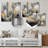 Glam Abstract Wall Decor on Metal-561508250