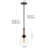 Traymore 1 - Light Black Pendant