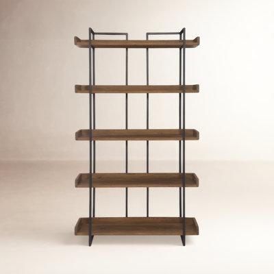 Berrien 68" Acacia Bookcase