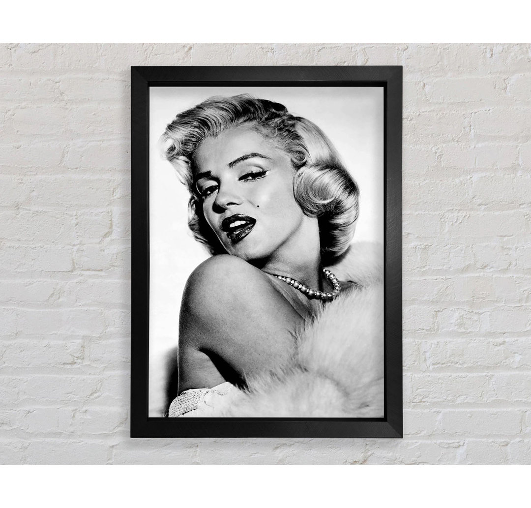 Marilyn Monroe Glamour - Einzelner Bilderrahmen Kunstdrucke