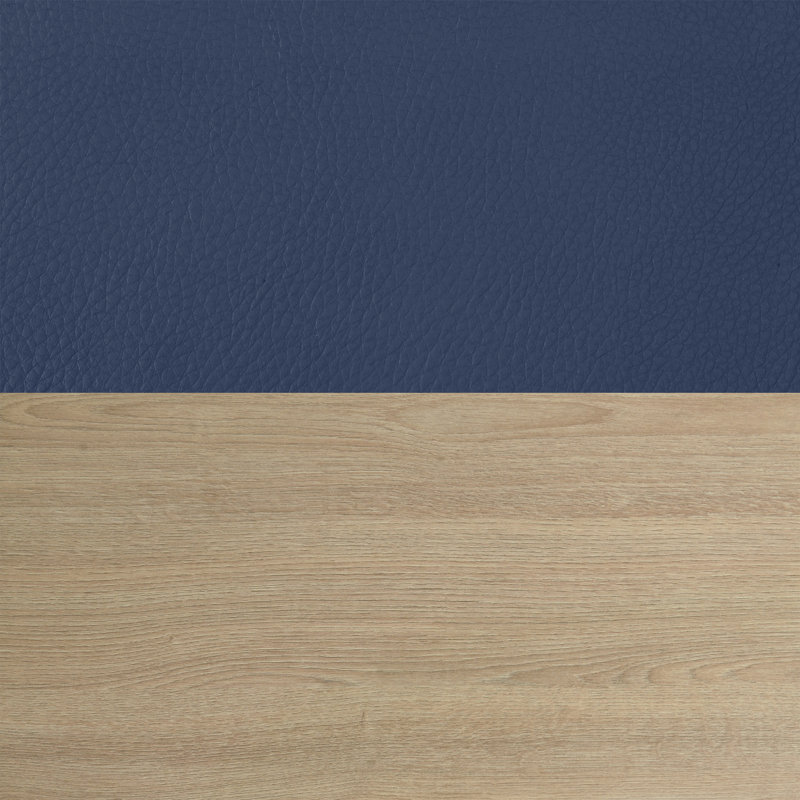 Fauteuil de réception l 31 po Nova, Bleu