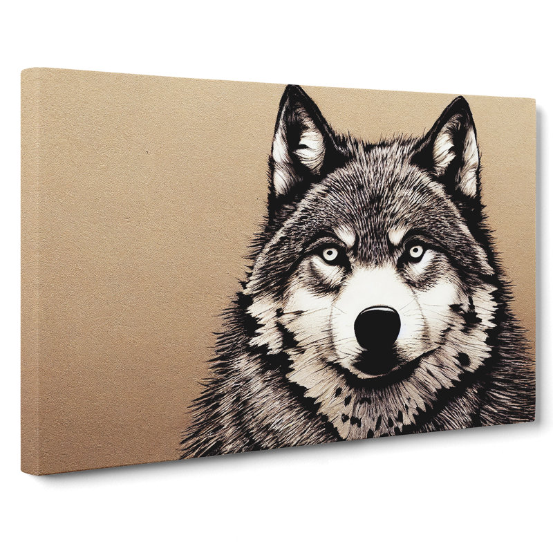 Portrait Of A Wolf Vol.1 - Wrapped Canvas, 40cm H x 60cm W x 3cm D